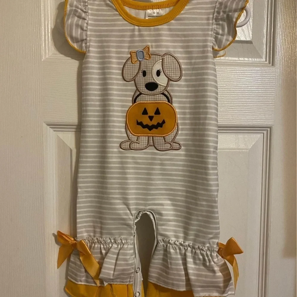New Halloween Puppy Romper